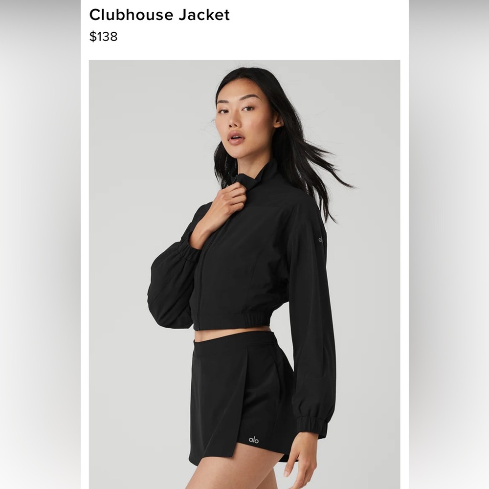 NWOT Alo Yoga Clubhouse Jacket